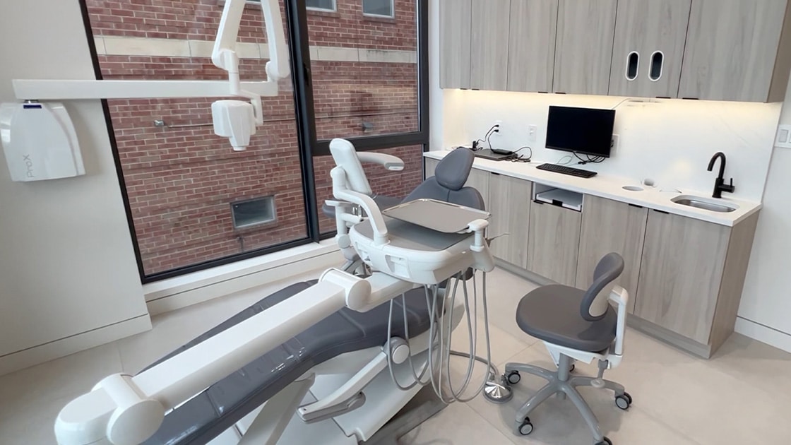 Exam Room With Brick Clean