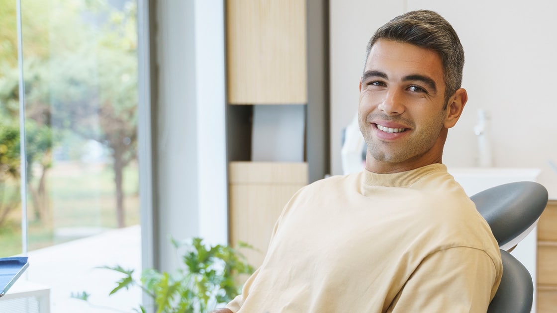 Man In The Dental Chair 